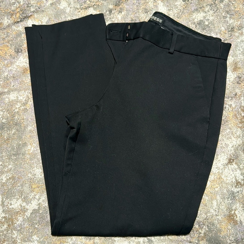 Black Express columnist ankle dress pant